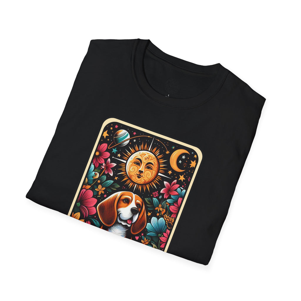 Beagle Graphic Tee | Unisex Dog Lover T-Shirt, Floral Design Shirt, Gift for Pet Owners, Casual Everyday Wear, Animal Lover Apparel