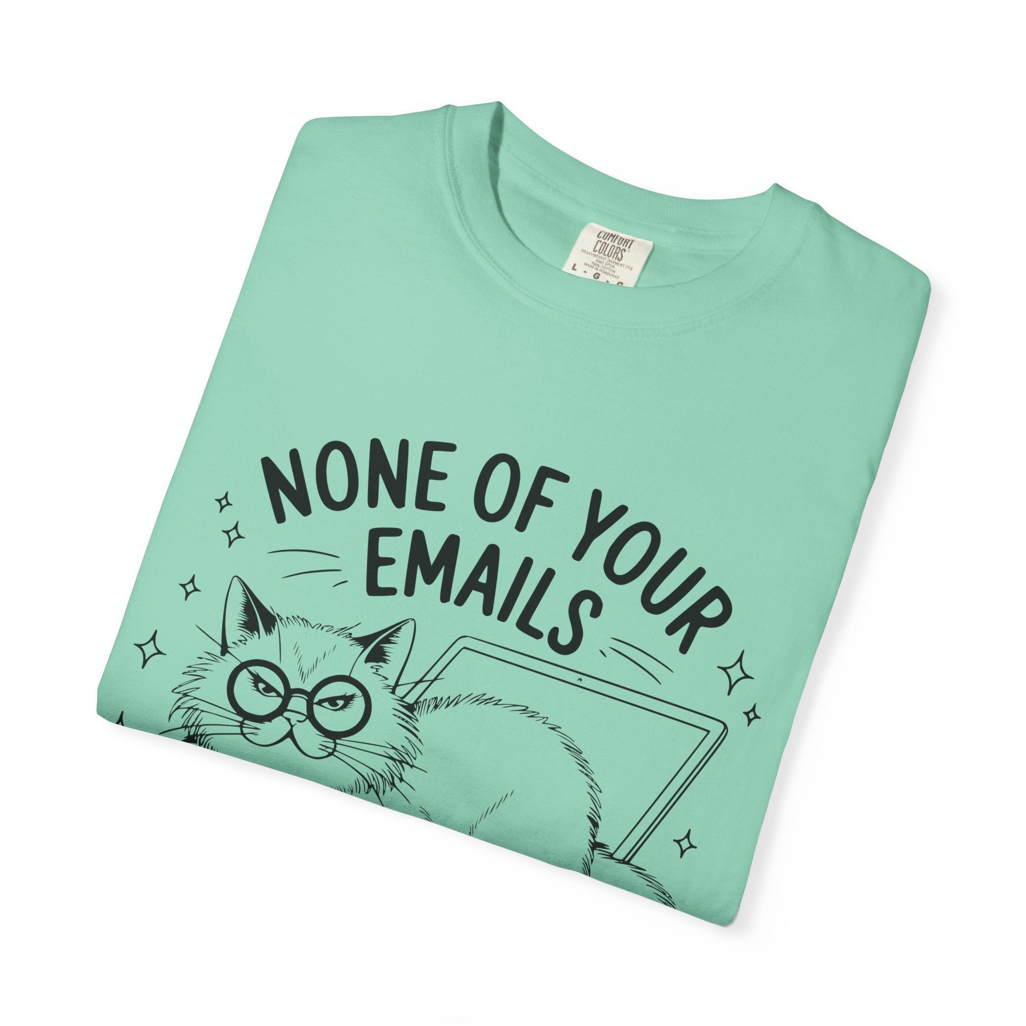 Whimsical Cat Tee: Perfect Gift for Cat Lovers, Fun Humor Shirt, Relaxed Fit, Cozy Casual Wear, Gift for Pet Owners