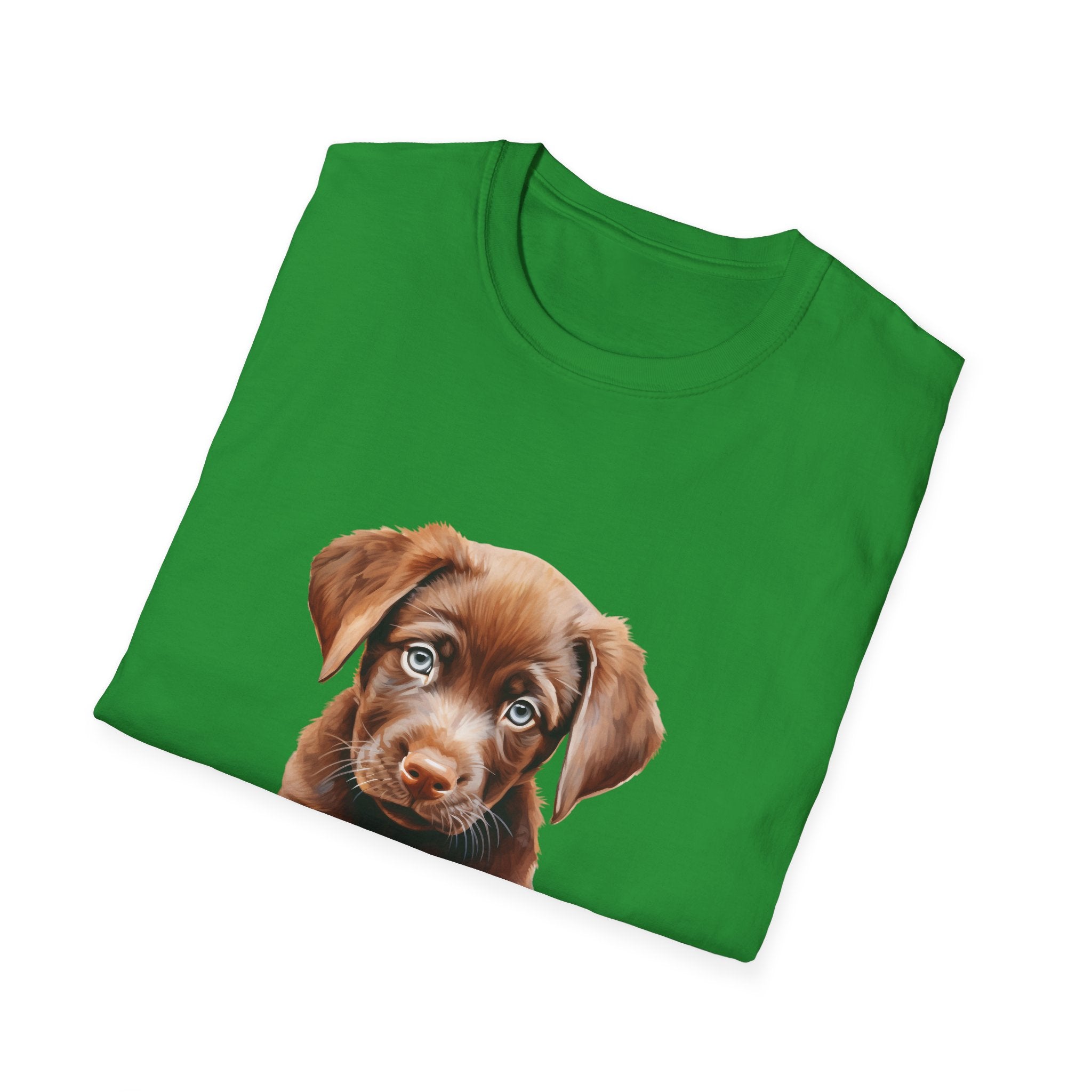 Poppy Labrador Retriever Unisex T-Shirt, Dog Lover Tee, Floral Labrador Shirt, Cute Pet Tee, Flower Dog Shirt