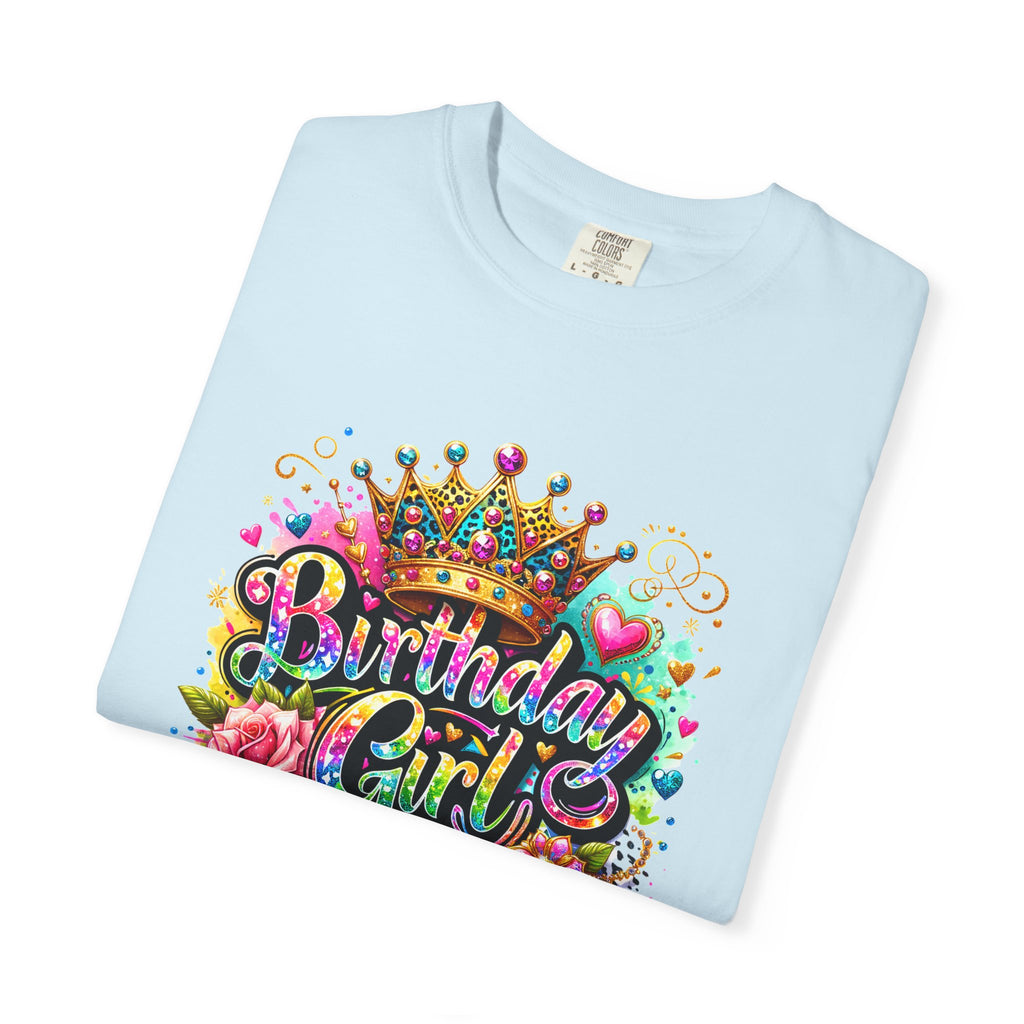 Birthday Girl T-shirt | Garment Dyed Birthday Tee