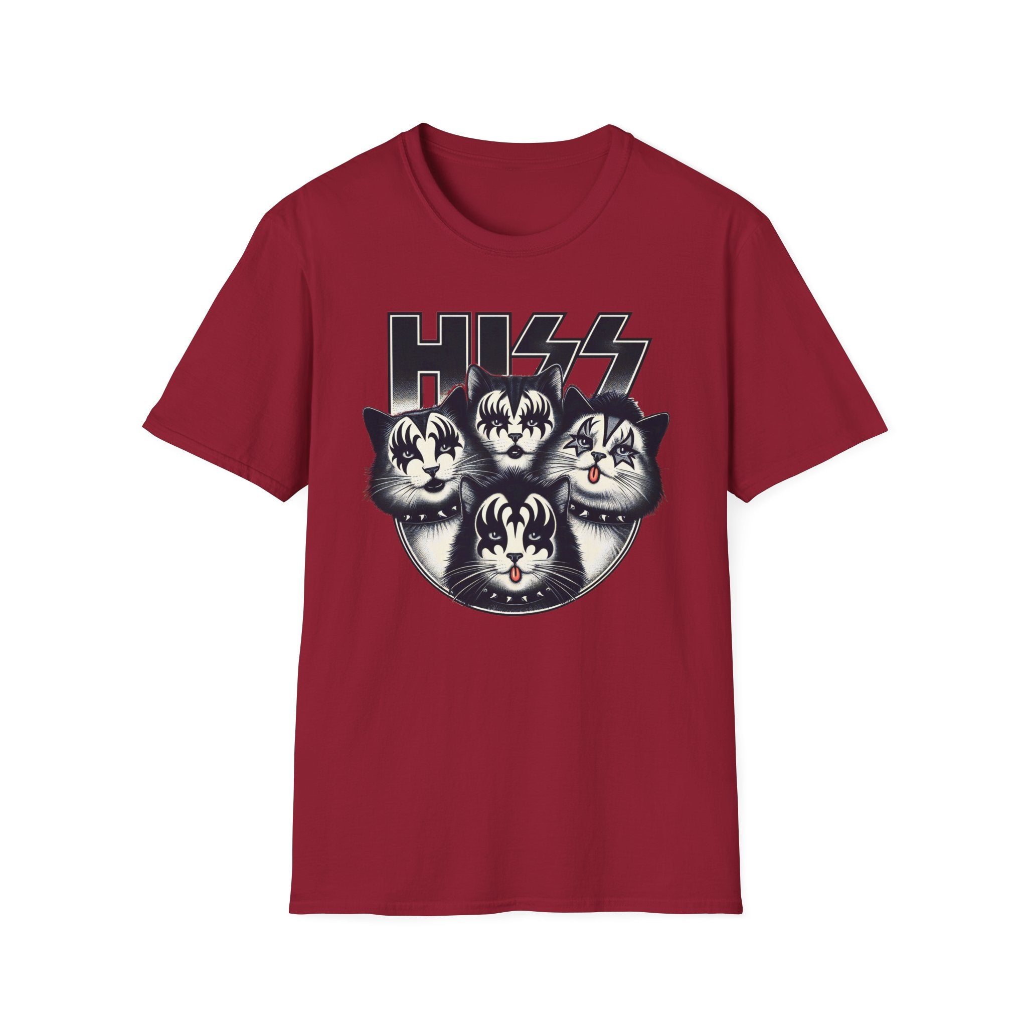 HISS Unisex Softstyle T-Shirt - Serpent Vibes Tee, Reptile Lover Shirt, Snake Graphic Top, Animal Print Apparel, Cool Python Clothing