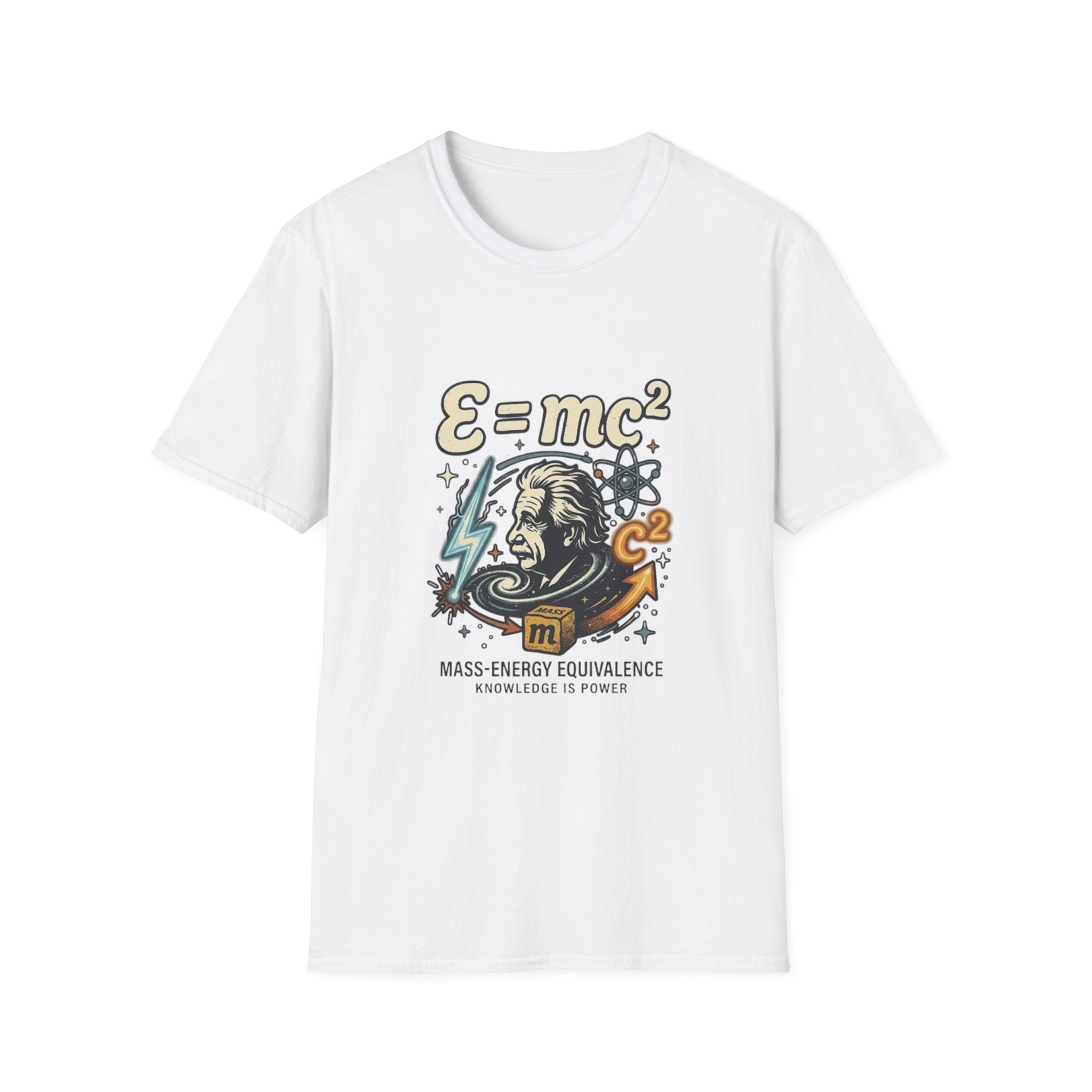 Einstein E=mc Illustration T-Shirt | Science Formula Tee