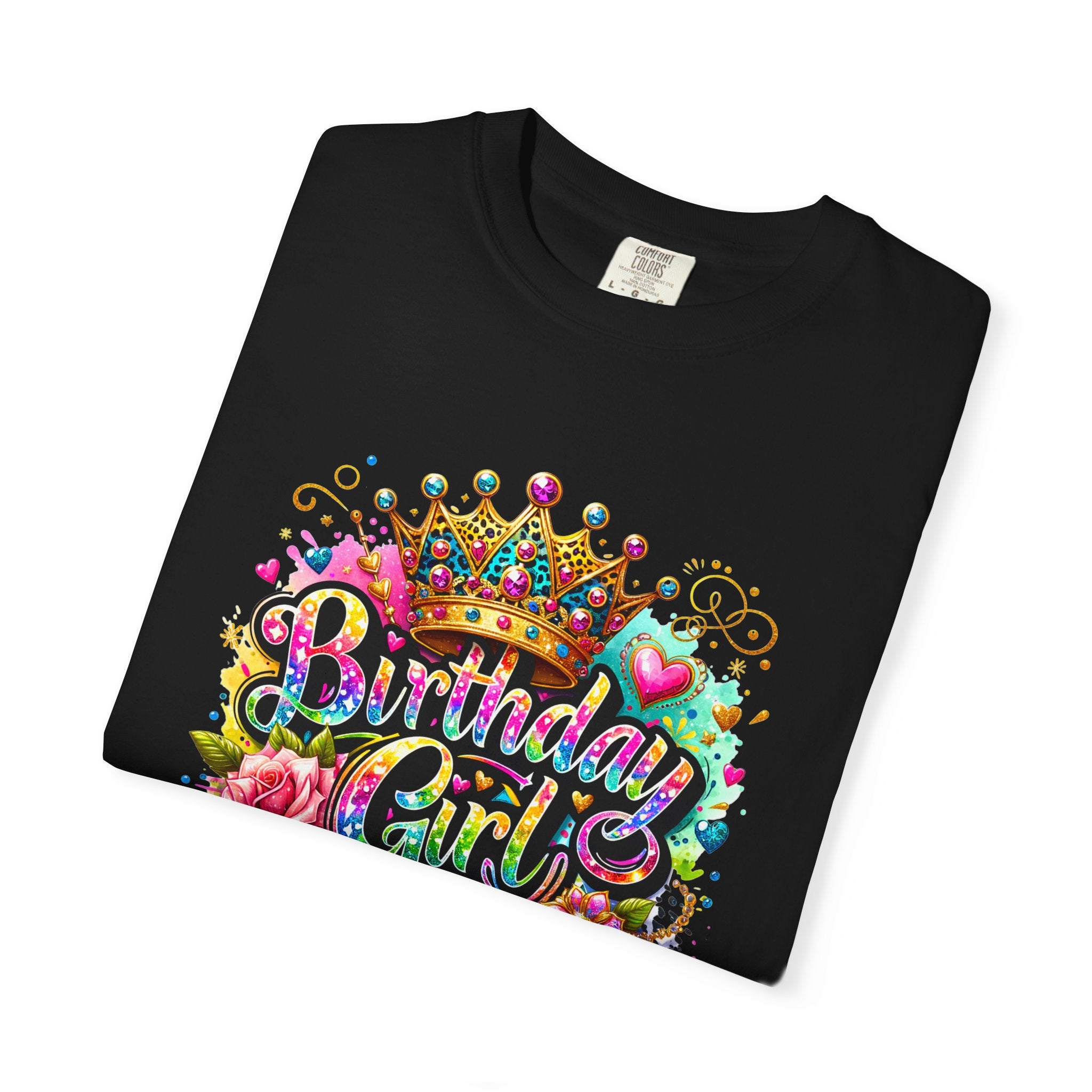 Birthday Girl T-shirt | Garment Dyed Birthday Tee