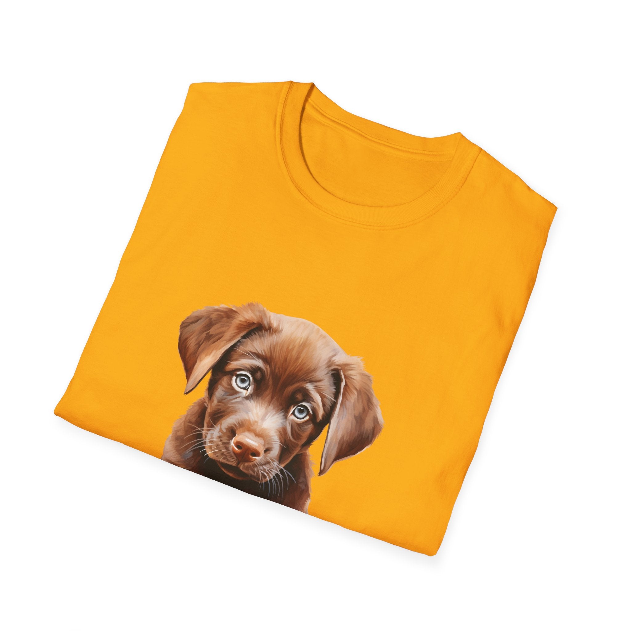 Poppy Labrador Retriever Unisex T-Shirt, Dog Lover Tee, Floral Labrador Shirt, Cute Pet Tee, Flower Dog Shirt
