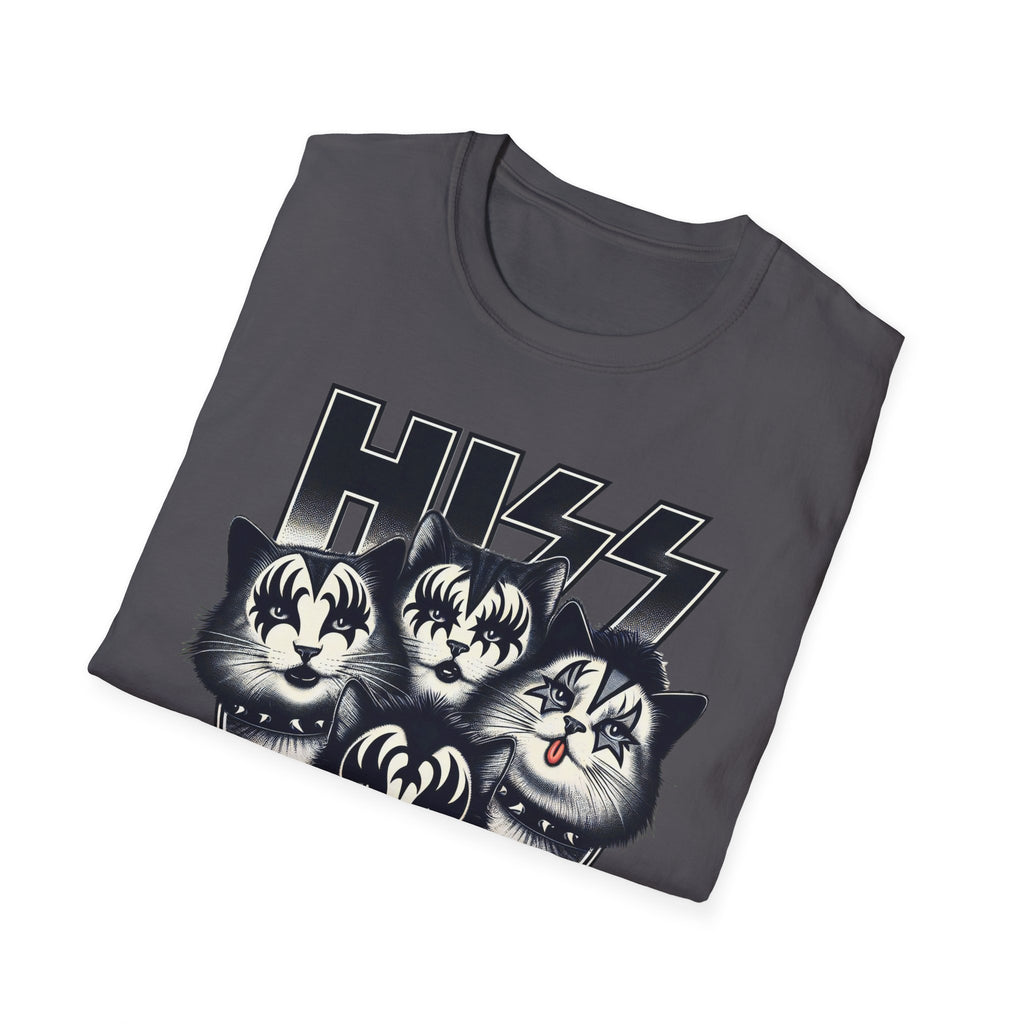 HISS Unisex Softstyle T-Shirt - Serpent Vibes Tee, Reptile Lover Shirt, Snake Graphic Top, Animal Print Apparel, Cool Python Clothing