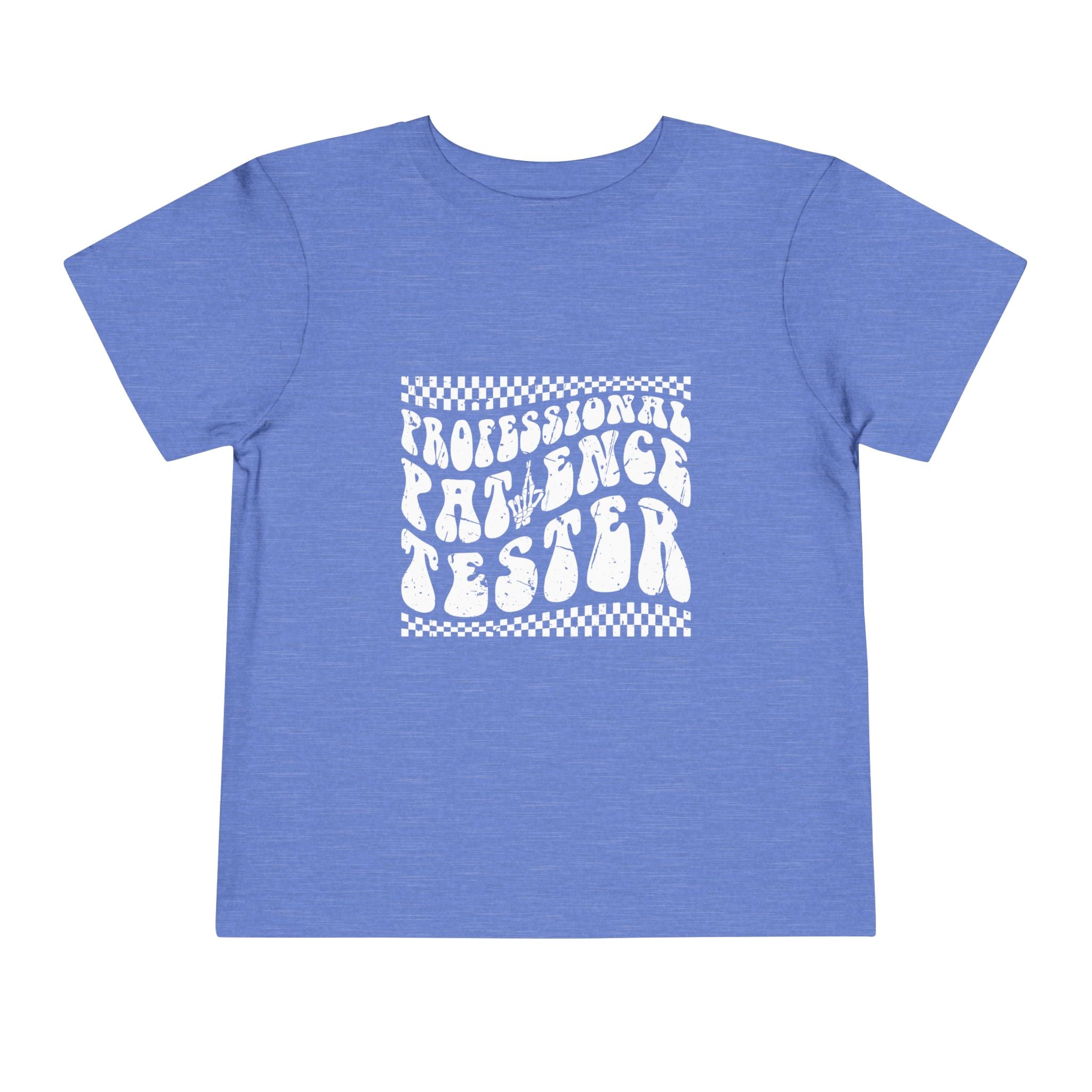Funny Toddler Tee - Professional Patience Tester, Kids Gift, Birthday Shirt, Playdate Outfit, Toddler Humor Clothing