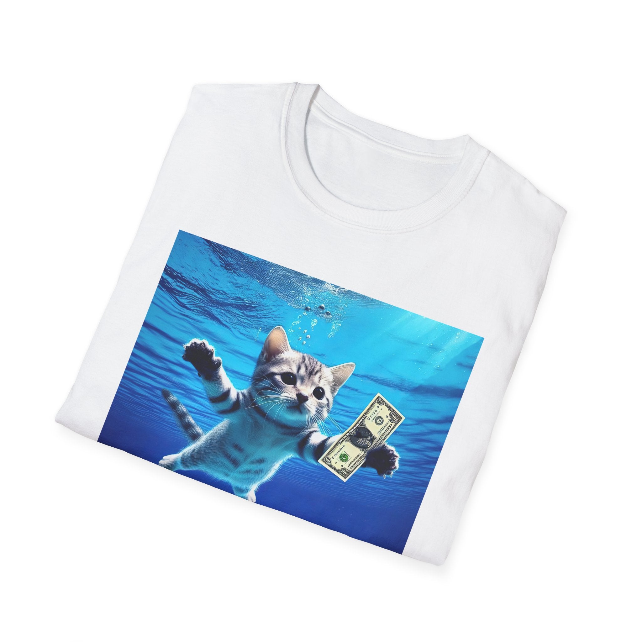Purrvana T-Shirt, Meditative Cat Lover Tee, Boho Kitty Shirt, Yoga Cat Top, Mindful Pet Owner Gift
